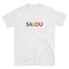 T-shirt SALOU multicolore - Tee shirt blanc Homme / Femme