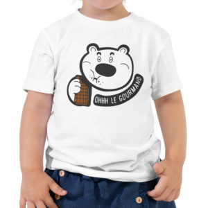 T-shirt garçon - Ohhh le gourmand - Nounours