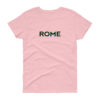 T-shirt ROME coupe femme, rose