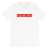T-shirt blanc PIZZA BEL FRITE - Tee-shirt homme / femme