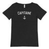 T-shirt CAPITAINE noir