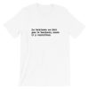 T-shirt "Le baklawa ne fait pas le bonheur, mais il y contribue" - Couleur blanc
