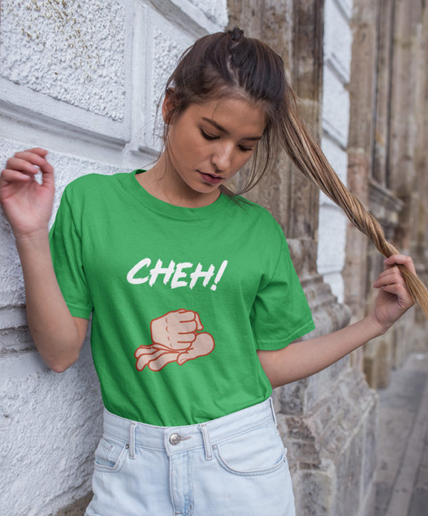 T-shirt Cheh femme couleur vert