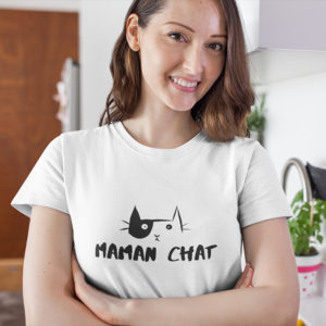 Tee-shirt Maman Chat
