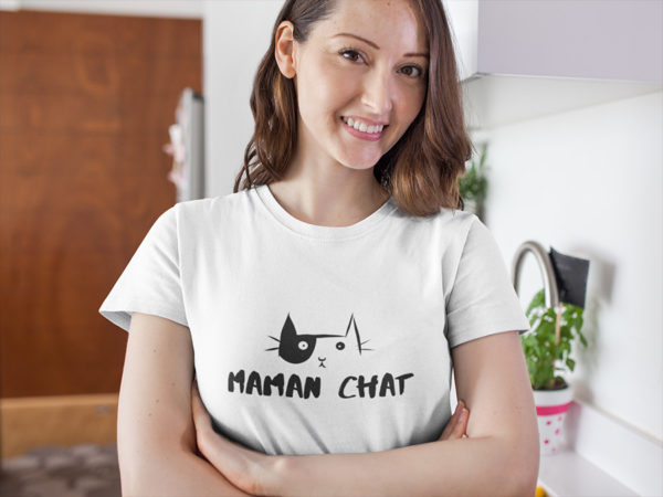 Tee-shirt Maman Chat