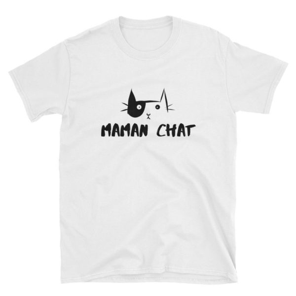 Tee-shirt Maman Chat blanc
