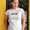 T-shirt femme ROME, couleur blanc