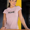 T-shirt femme ROME, couleur rose