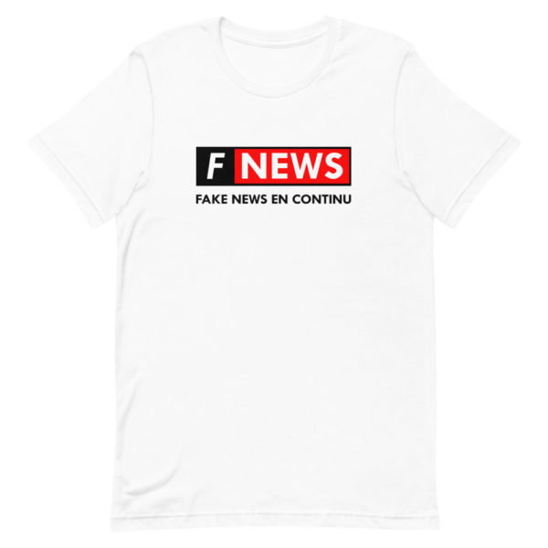 T-shirt Fake News, détournement humour