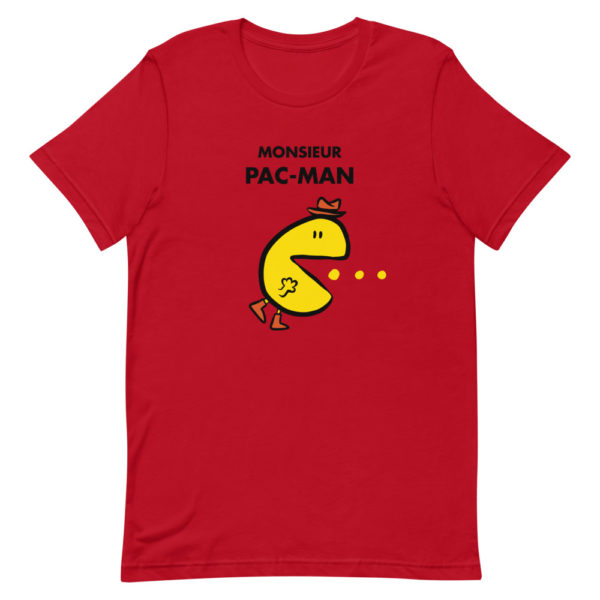 T-shirt Monsieur PAC-MAN - Tee-shirt rouge Homme / Femme