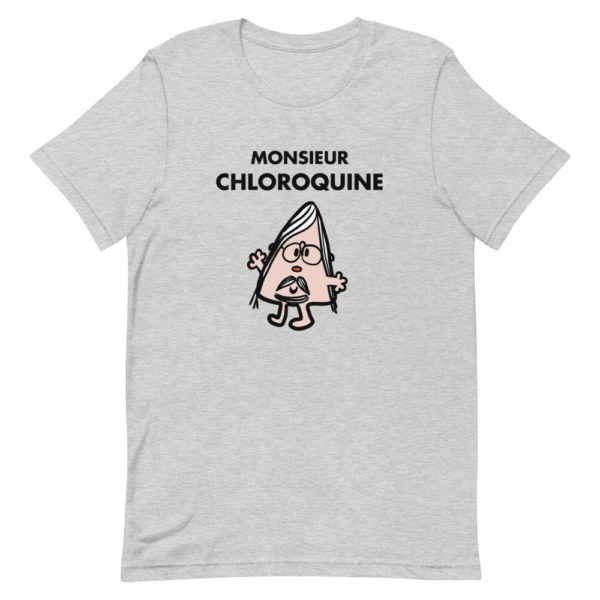 T-shirt Monsieur Chloroquine gris