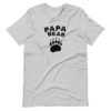 T-shirt gris PAPA BEAR pour homme