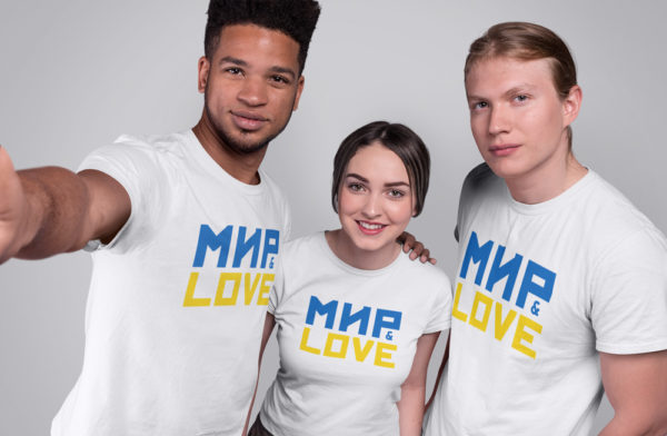 Soutenir les Ukrainiens avec le tee shirt MNP & Love