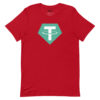 Cadeau anniversaire T-Shirt rouge Trading Tether USDT Homme / Femme