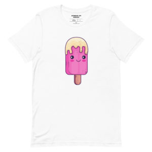 T-Shirt Pink Ice Cream Stick - Idée cadeau pour femme ou homme