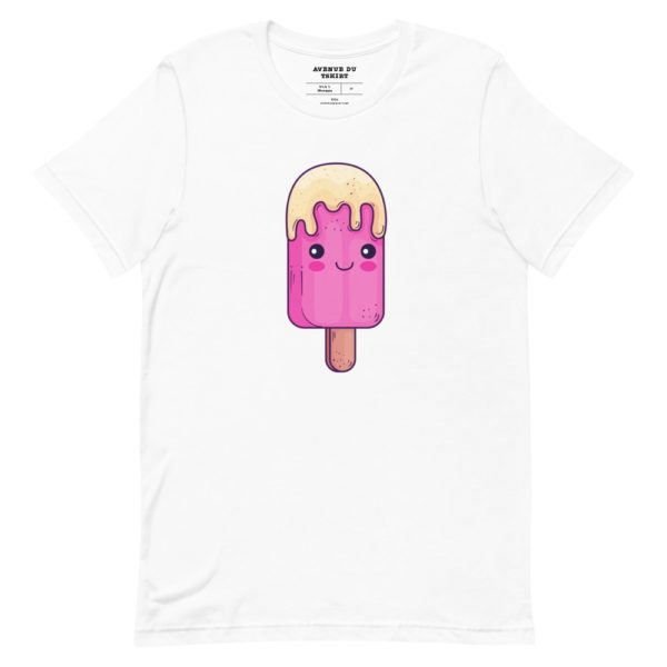 T-Shirt Pink Ice Cream Stick - Idée cadeau pour femme ou homme