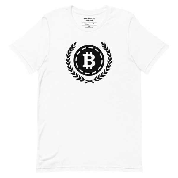 Tee Shirt Bitcoin blanc - T-Shirt Trading Homme / Femme