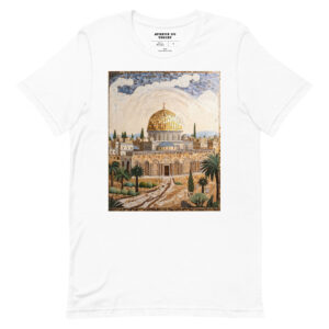 T-shirt de Soutien à la Palestine avec Style : Dôme du Rocher