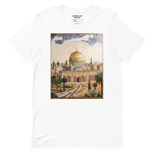 T-shirt de Soutien à la Palestine avec Style : Dôme du Rocher